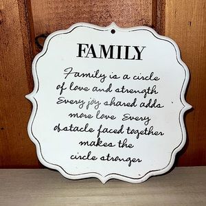 Wooden Mantle Sign with Quotes